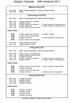 IWK2011-Zeitplan